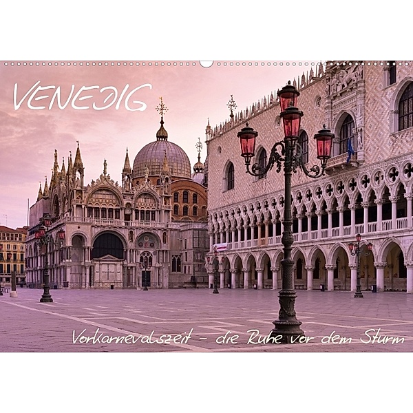 Venedig - Vorkarnevalszeit (Wandkalender 2014 DIN A2 quer), Enrico Caccia