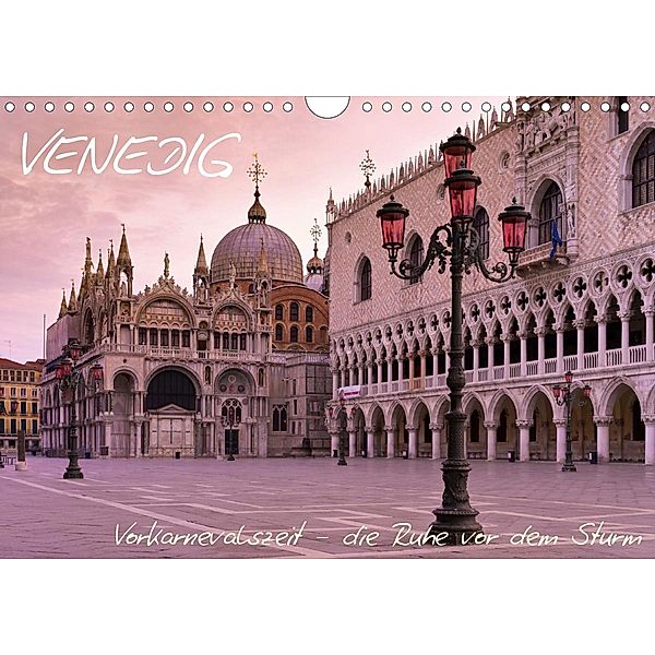 Venedig - Vorkarnevalszeit (Wandkalender 2021 DIN A4 quer), Enrico Caccia