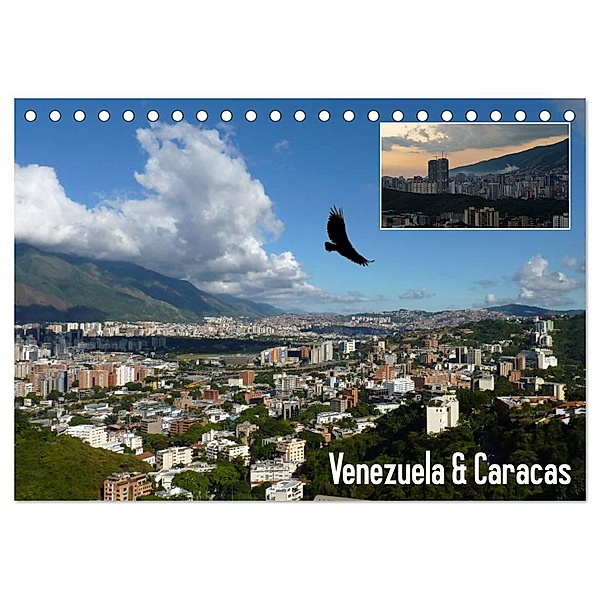 Venezuela & Caracas (Tischkalender 2024 DIN A5 quer), CALVENDO Monatskalender, Monika Reiter
