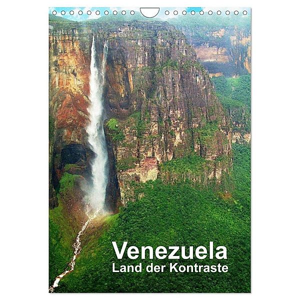 Venezuela - Land der Kontraste (Wandkalender 2024 DIN A4 hoch), CALVENDO Monatskalender, Dr. Rudolf Blank