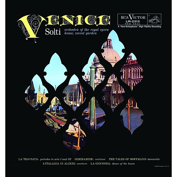 Venice, Royal Opera House Orch, Georg Solti