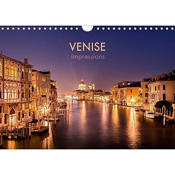Venise Impressions (Calendrier mural 2021 DIN A4 horizontal), Bianca Ressl