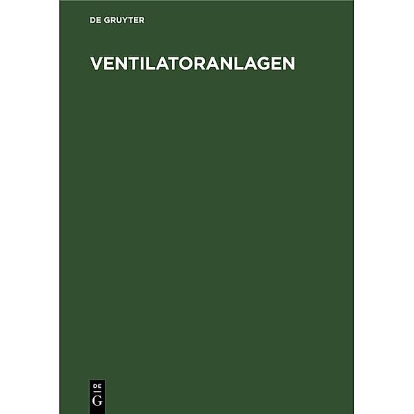 Ventilatoranlagen