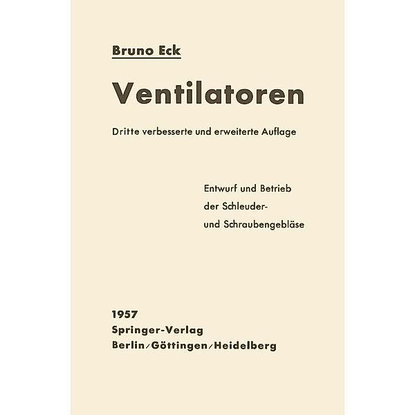 Ventilatoren, Bruno Eck