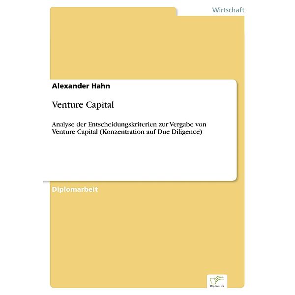 Venture Capital, Alexander Hahn