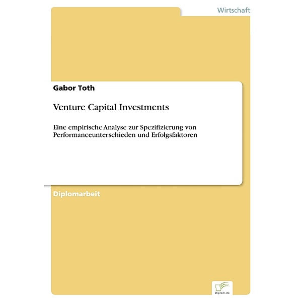 Venture Capital Investments, Gabor Toth