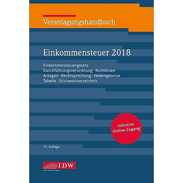 Veranlagungshandbuch Einkommensteuer 2018, Karl-Heinz Boveleth