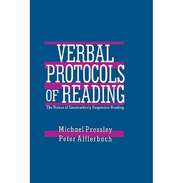 Verbal Protocols of Reading, Michael Pressley, Peter Afflerbach