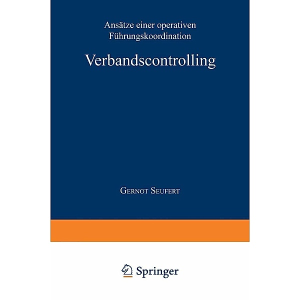 Verbandscontrolling / NPO-Management, Gernot Seufert