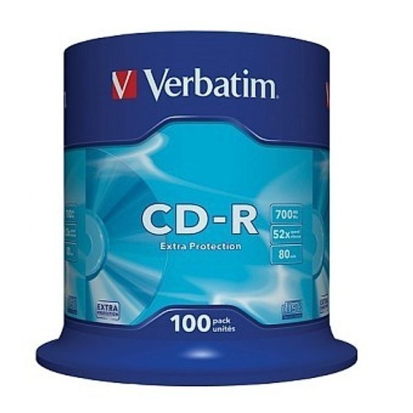 VERBATIM CD-R 700MB 52x 100er Spindel