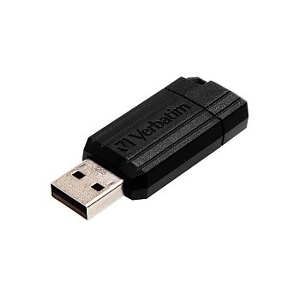 VERBATIM USB 2.0 Drive 32GB Pinstripe, schwarz