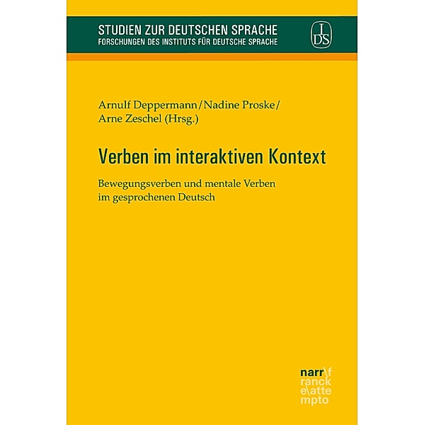 Verben im interaktiven Kontext / Studien zur deutschen Sprache Bd.74