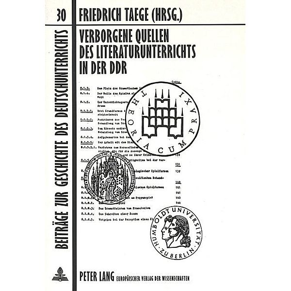 Verborgene Quellen des Literaturunterrichts in der DDR