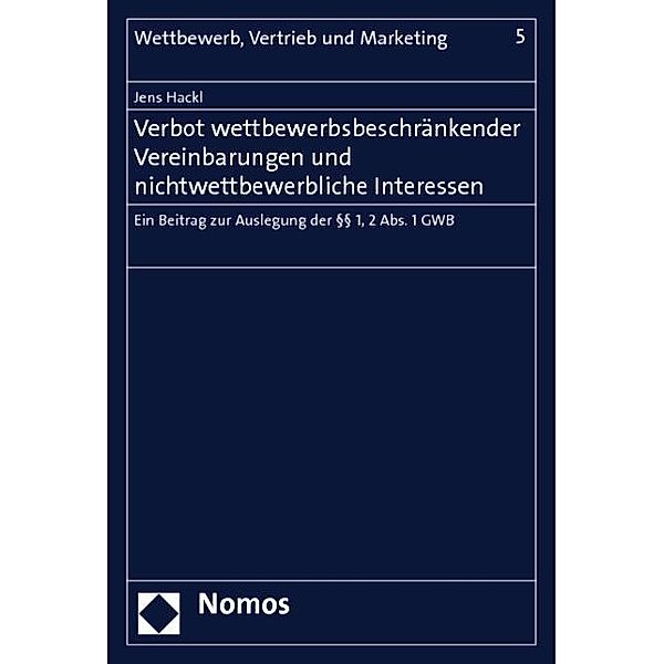 Verbot wettbewerbsbeschränkender Vereinbarungen und nichtwettbewerbliche Interessen, Jens Hackl