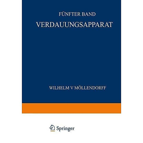 Verdauungsapparat / Handbuch der mikroskopischen Anatomie des Menschen Handbook of Mikroscopic Anatomy, W. Bargmann, R. Heiss, J. Lehner, V. Patzelt, H. Plenk