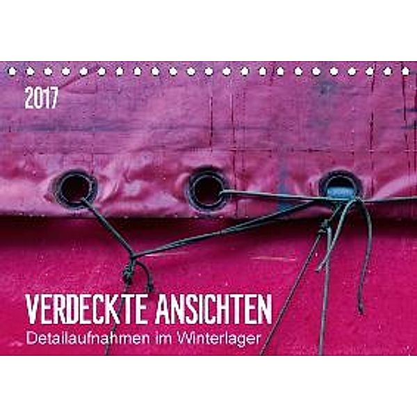 Verdeckte Ansichten - Detailaufnahmen im Winterlager (Tischkalender 2017 DIN A5 quer), Manuela Falke