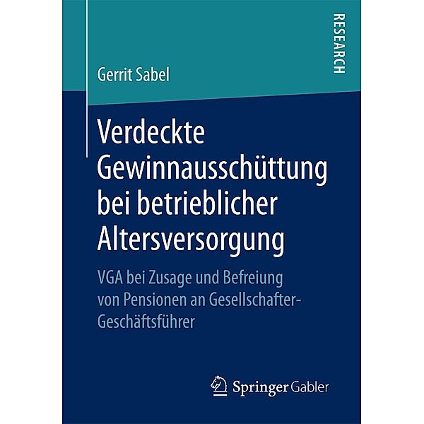 Verdeckte Gewinnausschüttung bei betrieblicher Altersversorgung, Gerrit Sabel