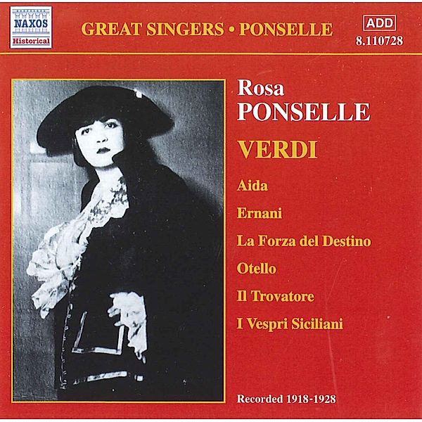 Verdi-Arien, Rosa Ponselle