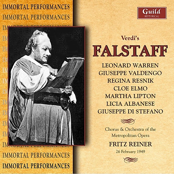 Verdi/Falstaff 1949, Warren, Valdengo, Stafano, Reiner, Met