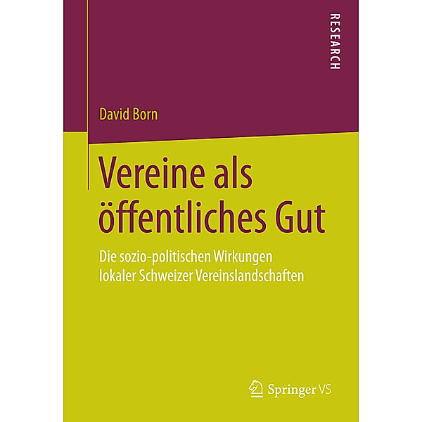 Vereine als öffentliches Gut, David Born