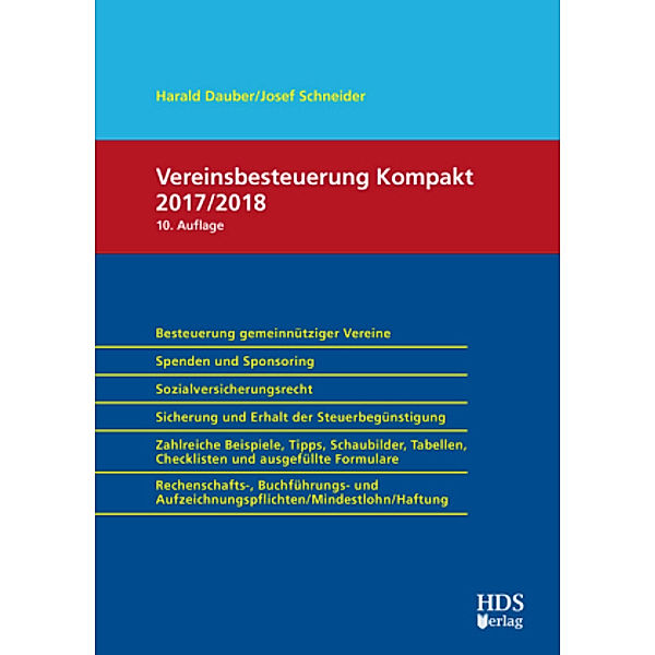 Vereinsbesteuerung Kompakt 2017/2018, Harald Dauber, Josef Schneider