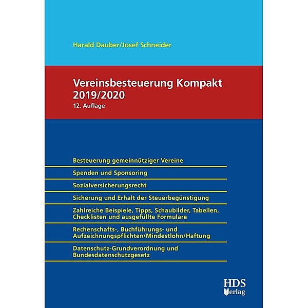 Vereinsbesteuerung Kompakt 2019/2020, Harald Dauber, Josef Schneider
