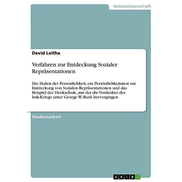 Verfahren zur Entdeckung Sozialer Repräsentationen, David Leitha