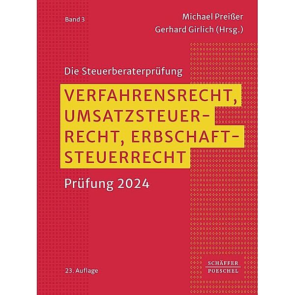 Verfahrensrecht, Umsatzsteuerrecht, Erbschaftsteuerrecht