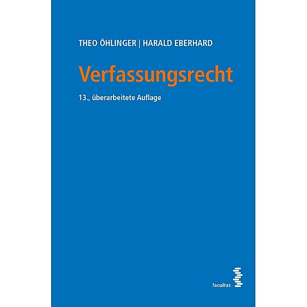 Verfassungsrecht, Theo Öhlinger, Harald Eberhard