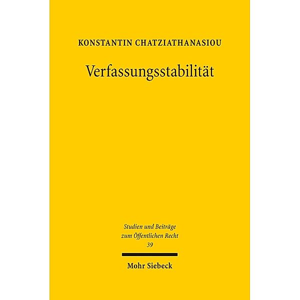 Verfassungsstabilität, Konstantin Chatziathanasiou
