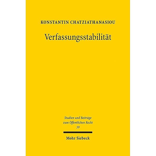 Verfassungsstabilität, Konstantin Chatziathanasiou