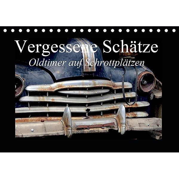 Vergessene Schätze - Oldtimer auf Schrottplätzen (Tischkalender 2021 DIN A5 quer), Jochen Gerken