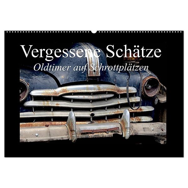 Vergessene Schätze - Oldtimer auf Schrottplätzen (Wandkalender 2024 DIN A2 quer), CALVENDO Monatskalender, Jochen Gerken