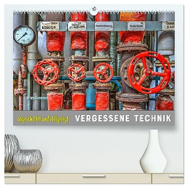 Vergessene Technik - abgeschaltet und stillgelegt (hochwertiger Premium Wandkalender 2024 DIN A2 quer), Kunstdruck in Hochglanz, Peter Kersten