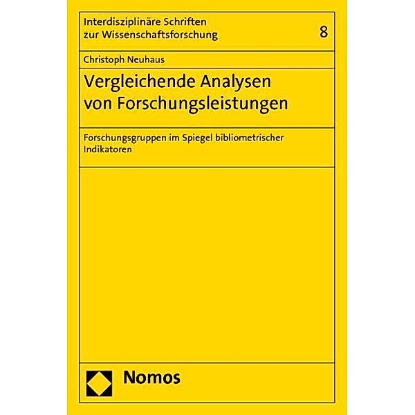 Vergleichende Analysen von Forschungsleistungen, Christoph Neuhaus