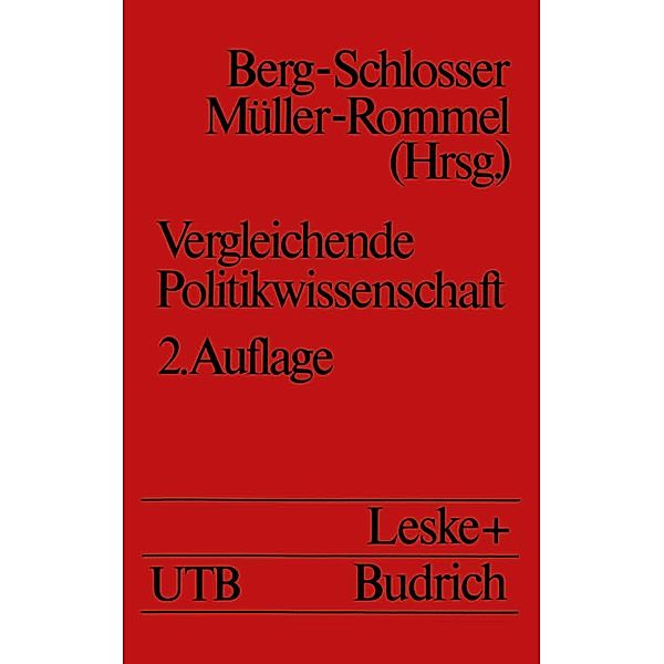 Vergleichende Politikwissenschaft / Universitätstaschenbücher Bd.1391
