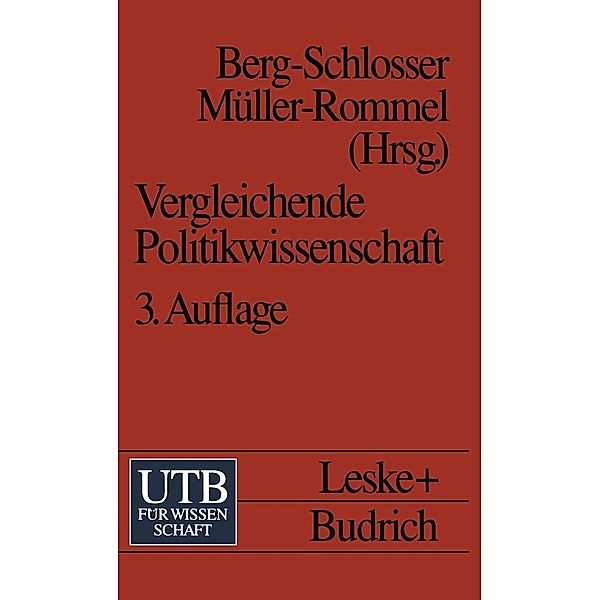 Vergleichende Politikwissenschaft / Universitätstaschenbücher Bd.1391