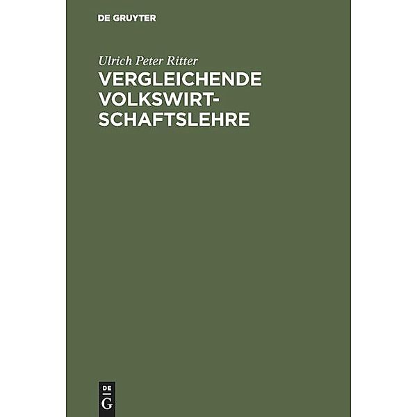 Vergleichende Volkswirtschaftslehre, Ulrich P. Ritter