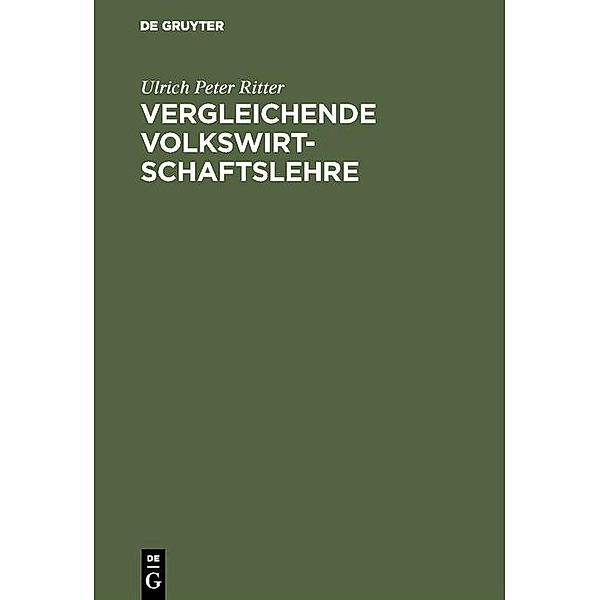 Vergleichende Volkswirtschaftslehre / Jahrbuch des Dokumentationsarchivs des österreichischen Widerstandes, ULRICH PETER RITTER