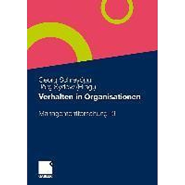 Verhalten in Organisationen / Managementforschung Bd.19