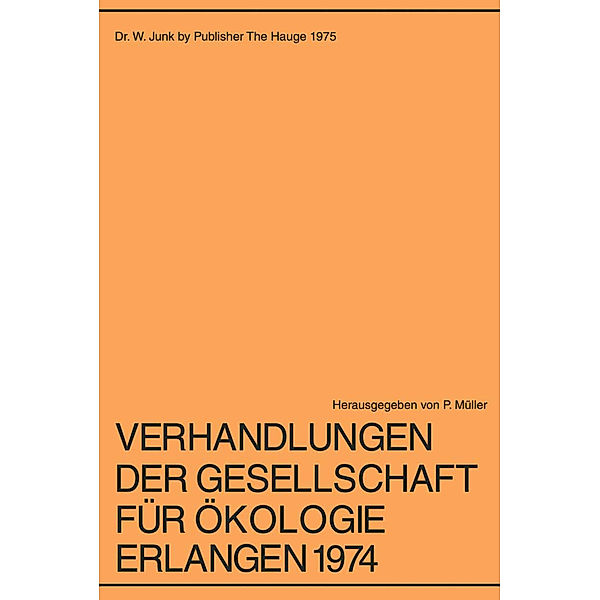 Verhandlungen der Gesellschaft für Ökologie Erlangen 1974