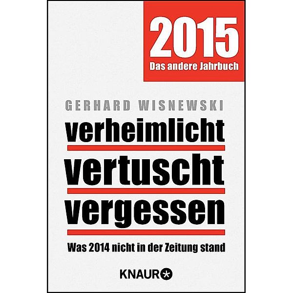 verheimlicht vertuscht vergessen, Gerhard Wisnewski