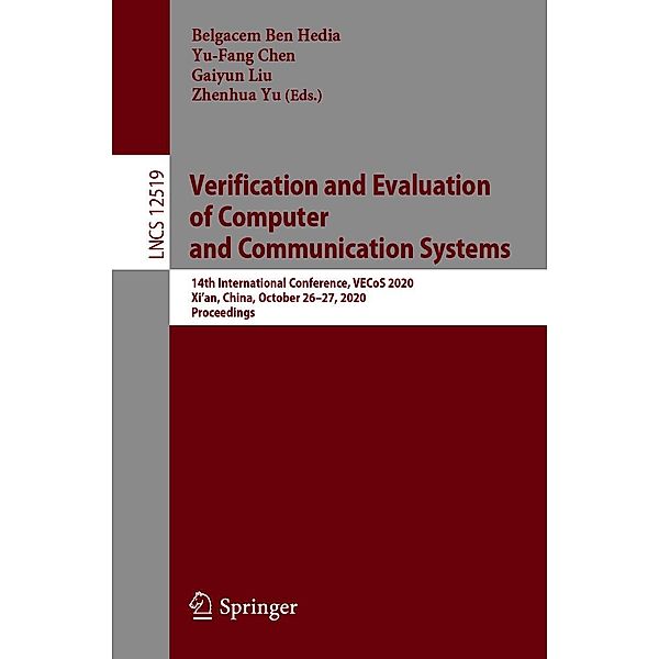 Verification and Evaluation of Computer and Communication Systems / Lecture Notes in Computer Science Bd.12519