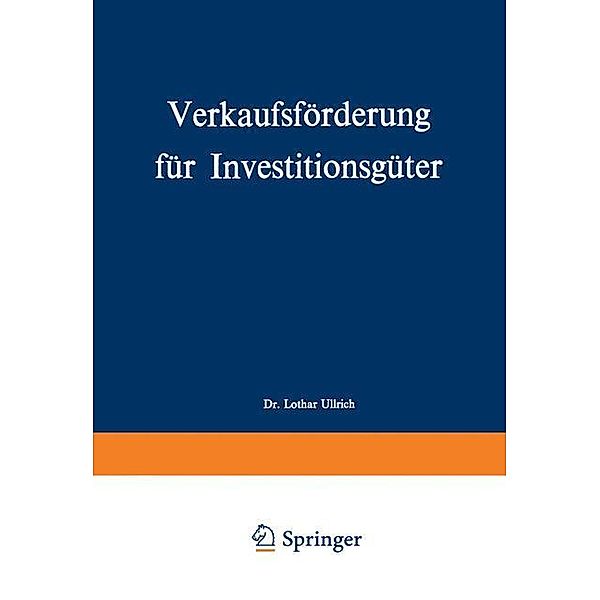 Verkaufsförderung für Investitionsgüter, Lothar Ullrich