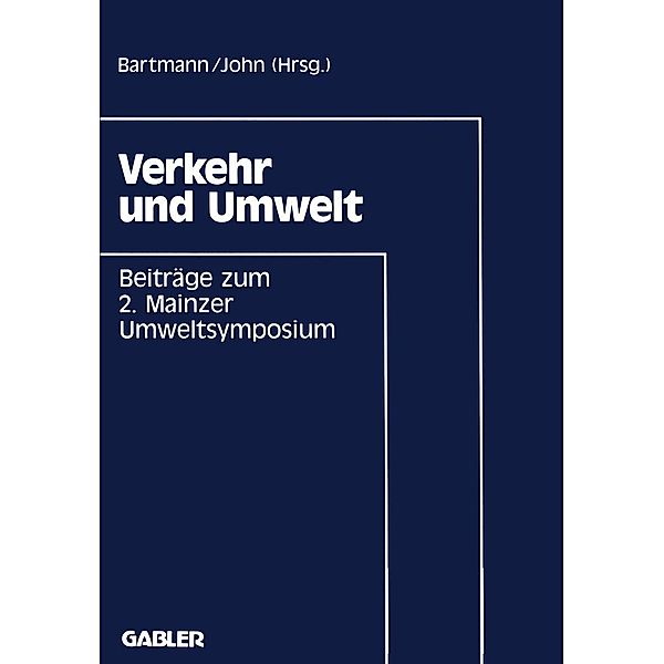 Verkehr und Umwelt, Hermann Bartmann