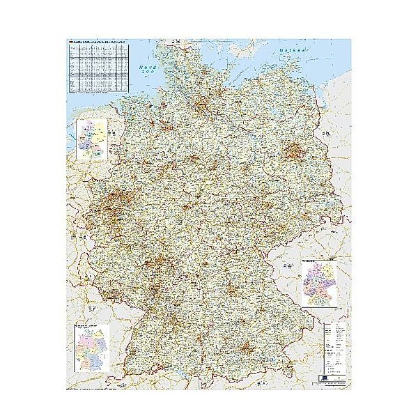 Verkehrswegekarte Deutschland, Heinrich Stiefel