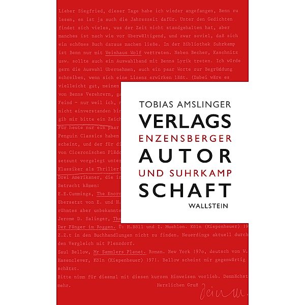 Verlagsautorschaft, Tobias Amslinger