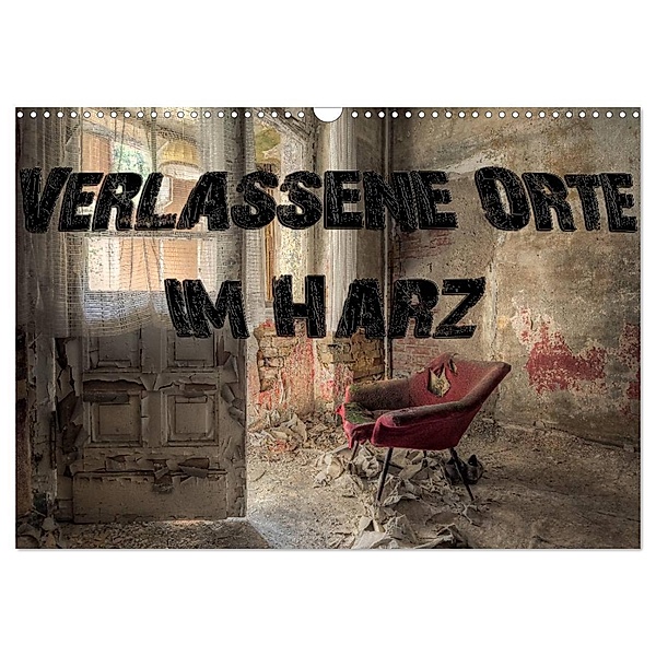 Verlassene Orte im Harz (Wandkalender 2024 DIN A3 quer), CALVENDO Monatskalender, Carina Buchspies