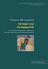 Verleger und Verlagspolitik. Tilmann Wesolowski, - Buch - Tilmann Wesolowski,