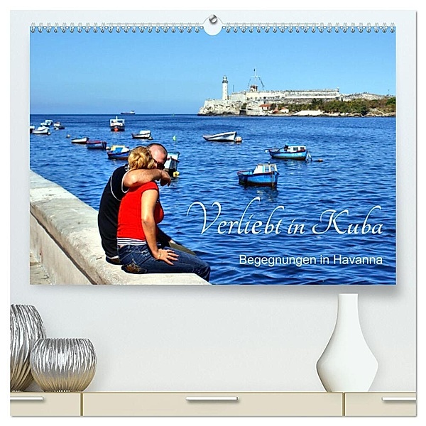 Verliebt in Kuba - Begegnungen in Havanna (hochwertiger Premium Wandkalender 2024 DIN A2 quer), Kunstdruck in Hochglanz, Henning von Löwis of Menar